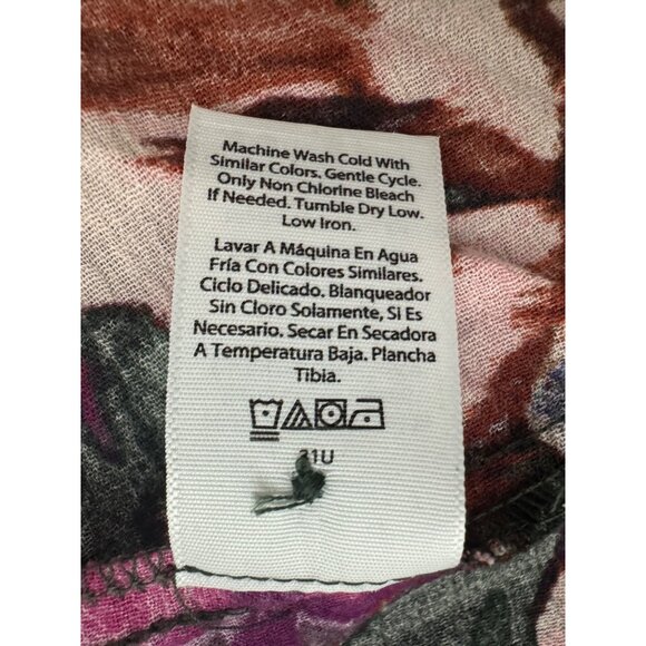 Floral Print Smocked Cotton Peasant Dress Pockets Size 2X 20W-22W New Boho Plus - Picture 12 of 12